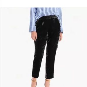 J Crew Pull On VelourPants